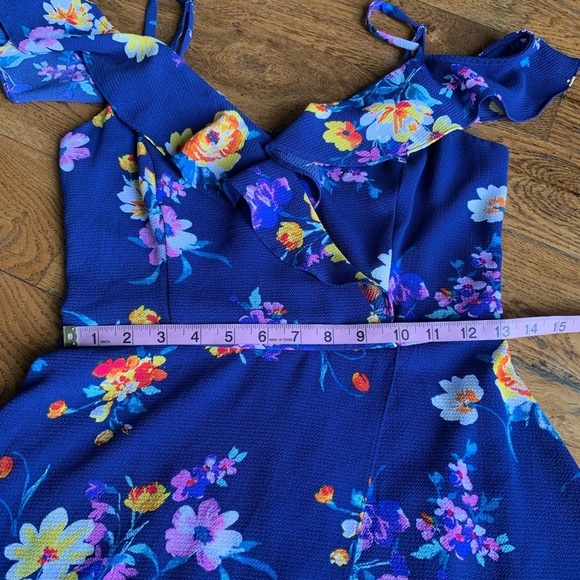 By & By Floral BlueAsylums Dress - Picture 12 of 12